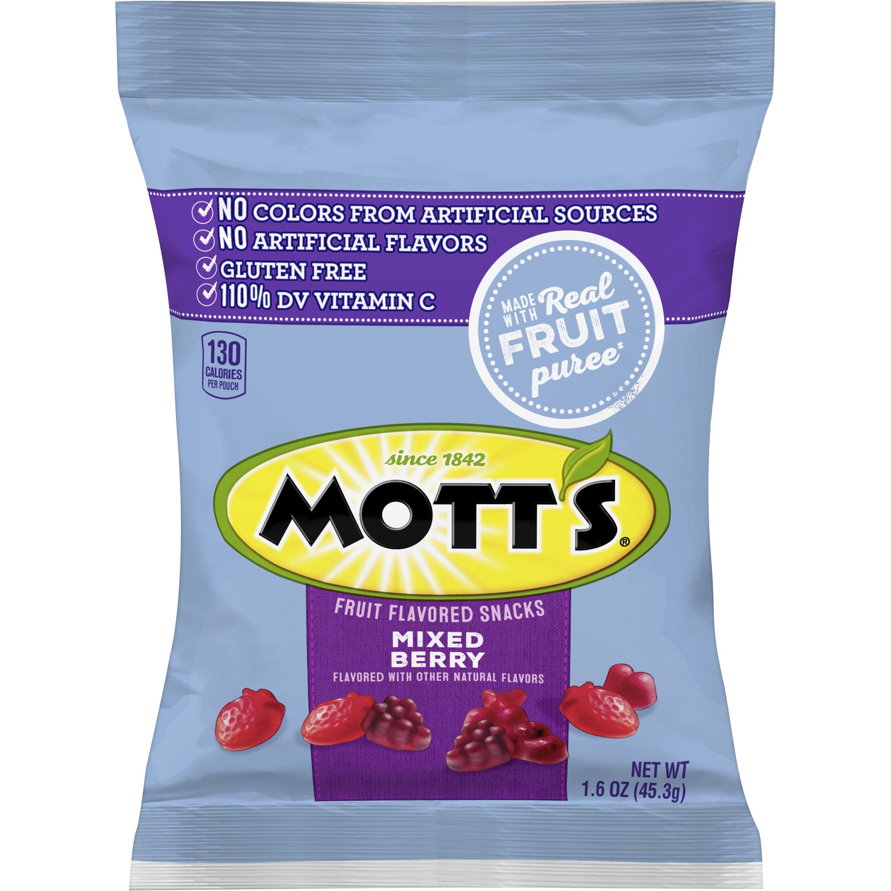 Mott’s® Medleys Gluten Free Fruit Snacks Mixed Berry (144 ct) 1.6 oz