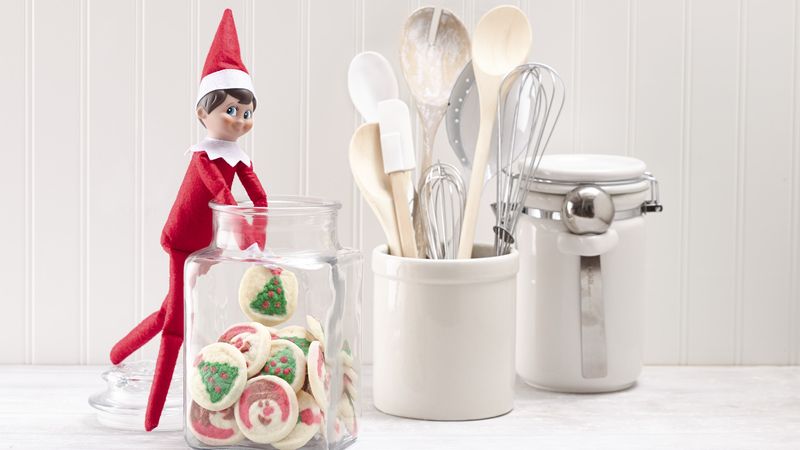 Elf on the Shelf in the Cookie Jar