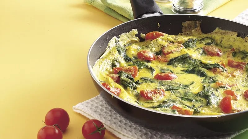 Spinach-Tomato Frittata