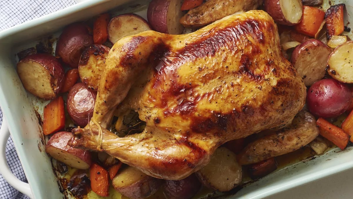 Lemon-Herb Roast Chicken Dinner