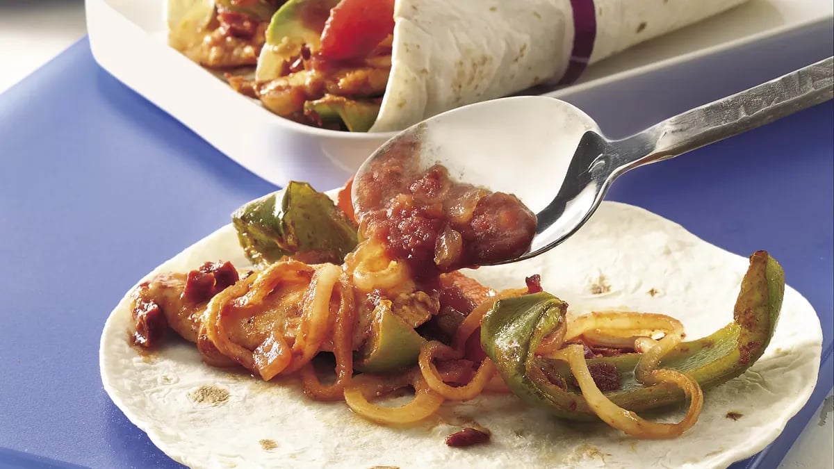 Grilled Chicken Fajita Stir-Fry