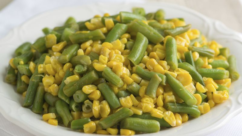 Green Beans and Corn with Lime Butter