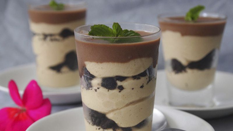 Peanut Butter Mousse and Chocolate Truffle