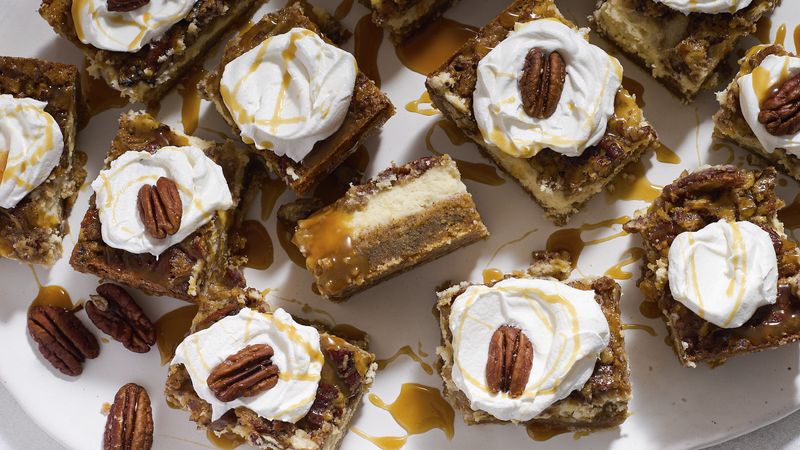 Pumpkin Pecan Cheesecake Cookie Bars Recipe | Betty Crocker