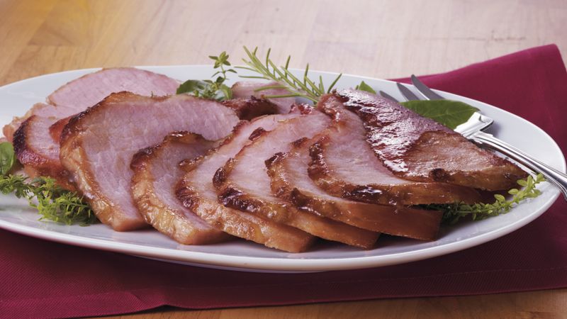 Balsamic-Brown Sugar Baked Ham