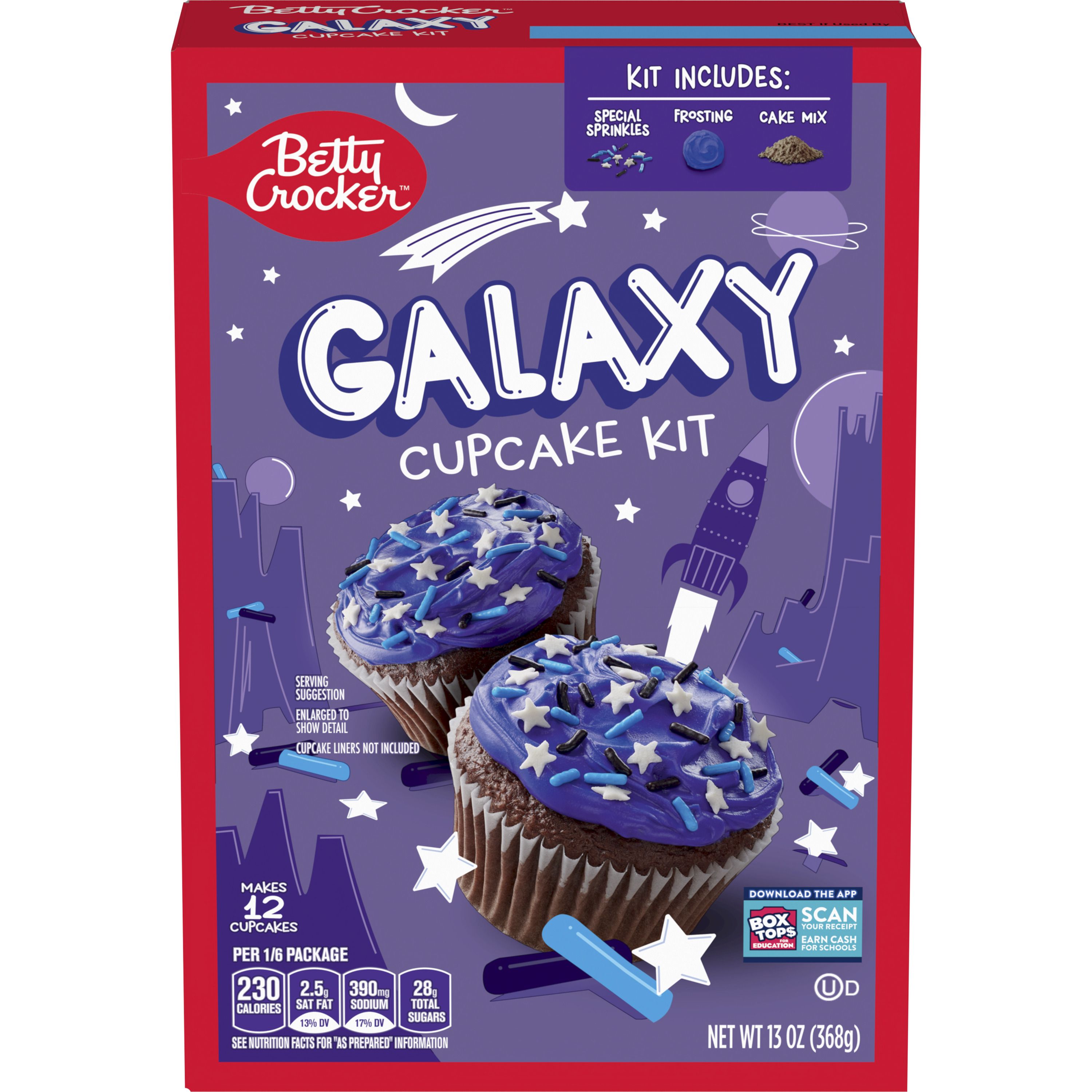 Betty Crocker™ Galaxy Cupcake Kit - Front