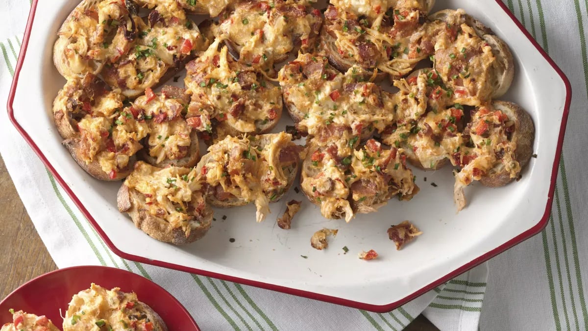 Spicy Three-Cheese Bacon Bites