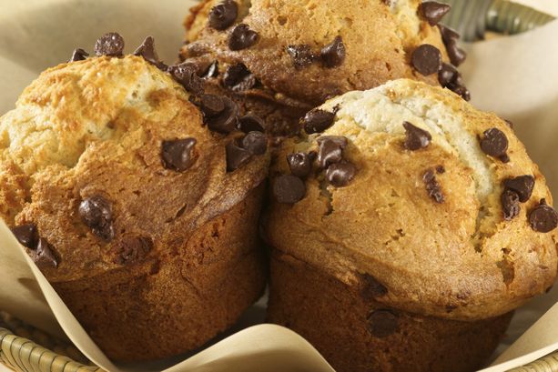 Banana Nut Muffins with Chocolate Chips