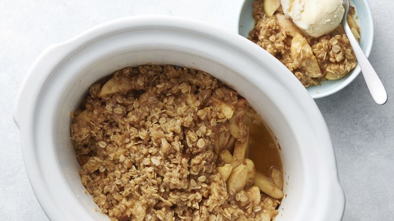Slow cooker apple crisp deals