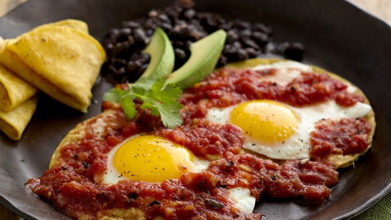 Receta clásica de los huevos rancheros