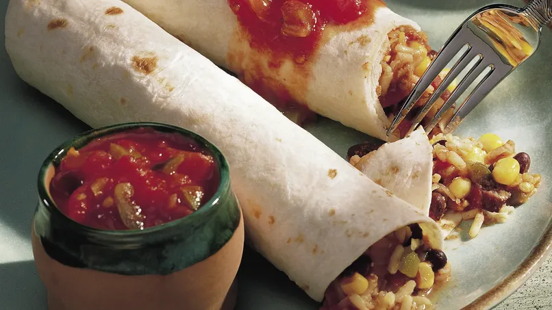 Salsa Rice Enchiladas
