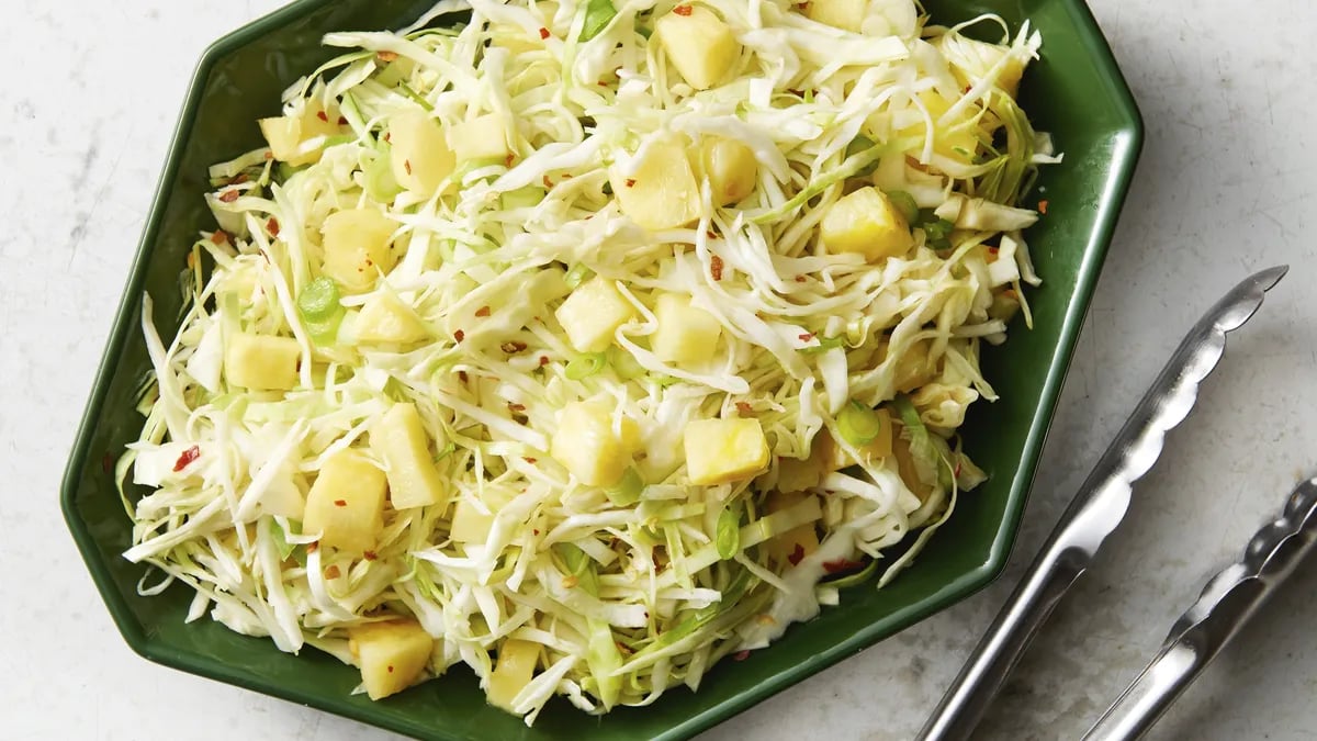 Easy Pineapple Slaw