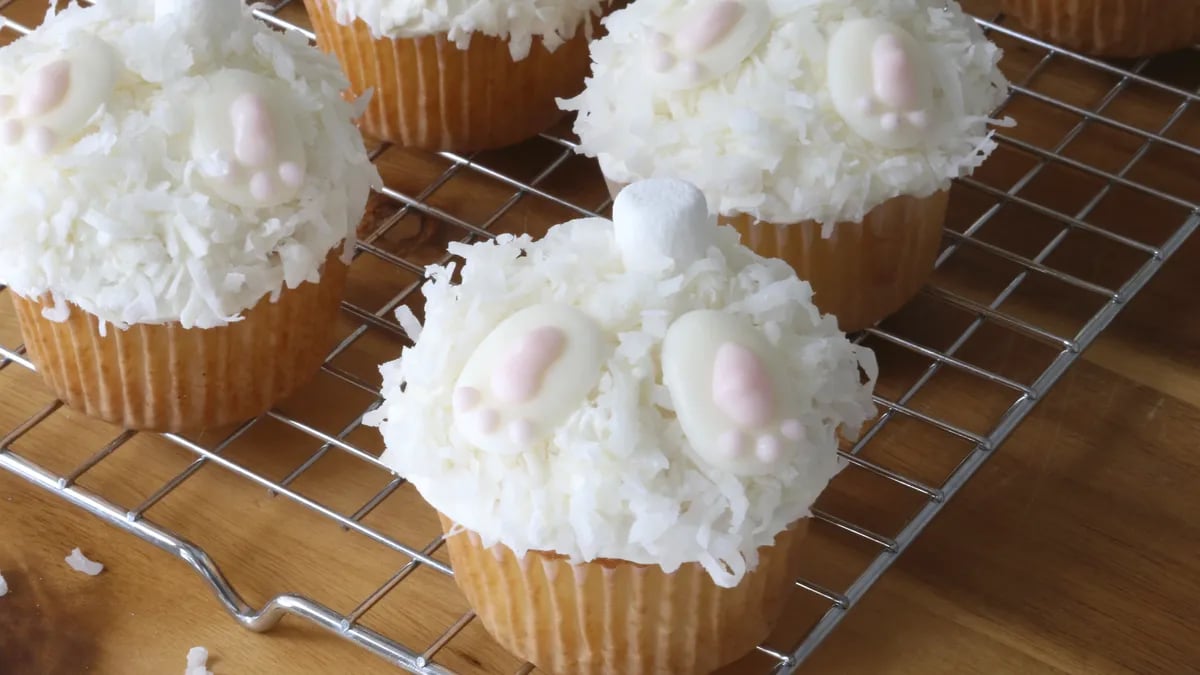 Bunny Butt Cupcakes