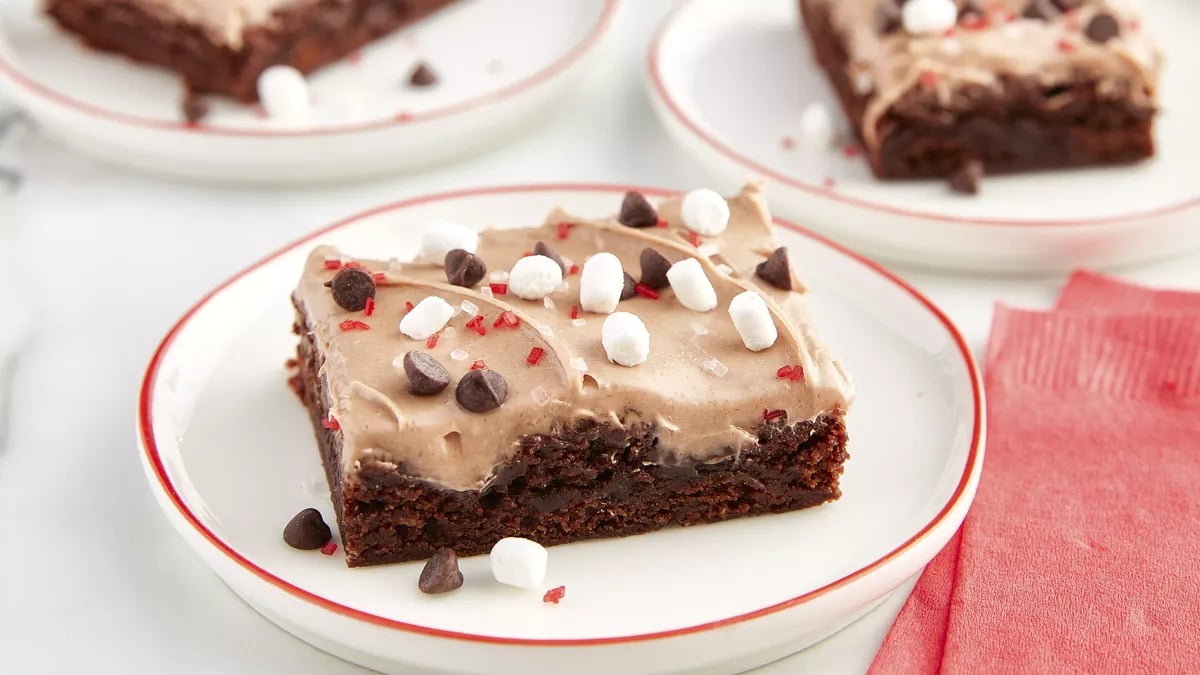 Hot Cocoa Brownies