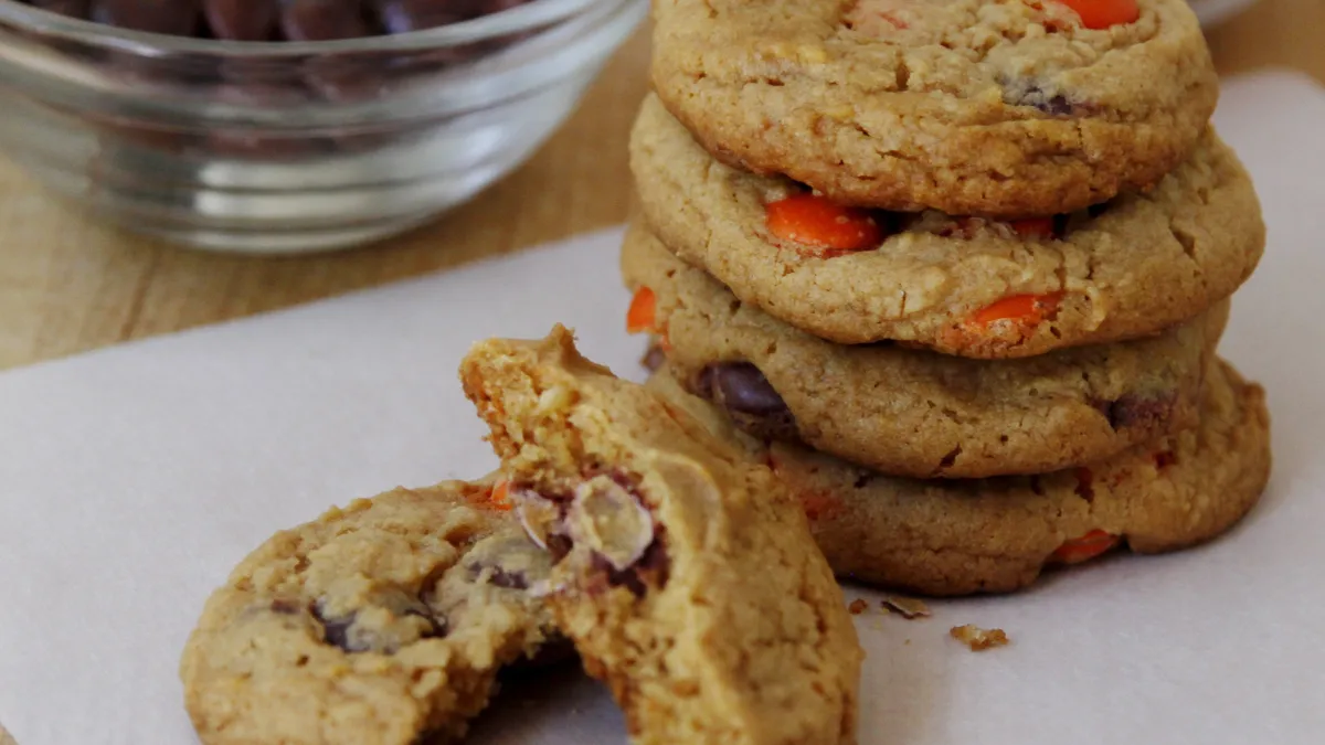 Double PB Halloween Cookies