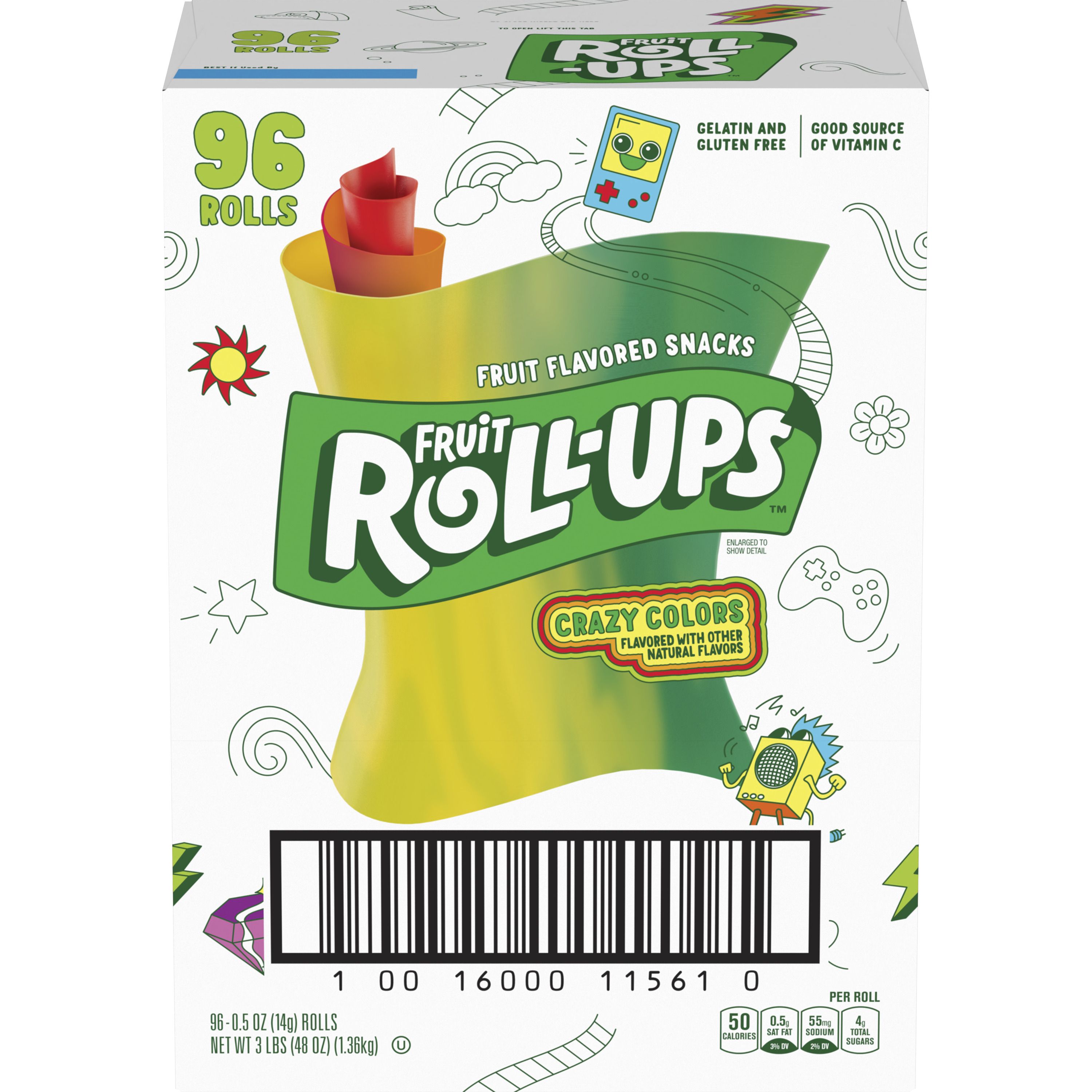 Fruit Roll-Ups Strawberry - 0.5oz / 96ct - Blair Candy Company