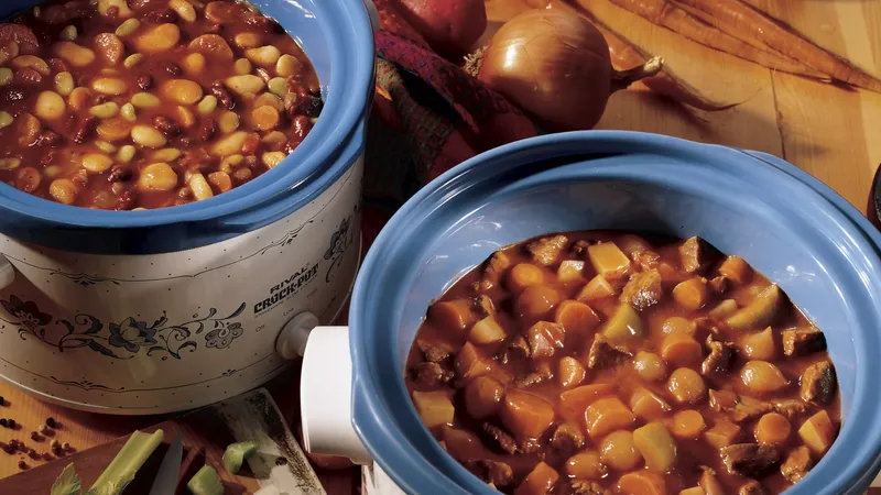 Slow-Cooker Bean Cassoulet Recipe - BettyCrocker.com