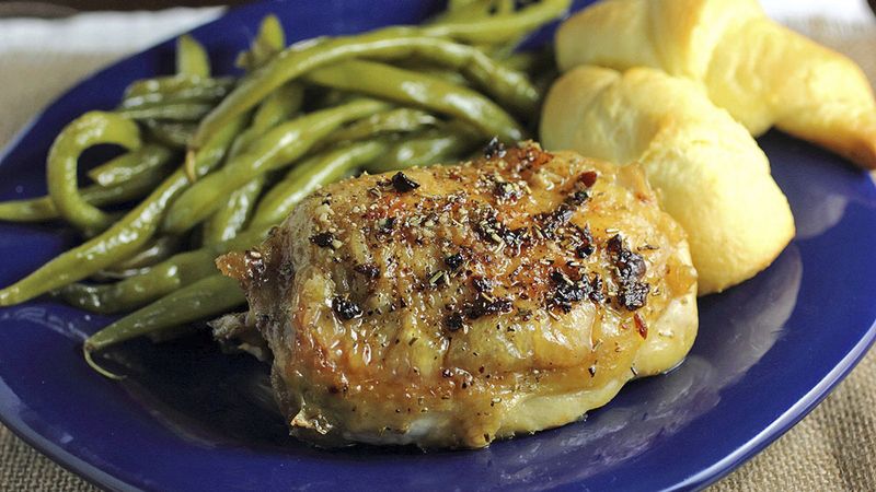 Garlic Butter and Rosemary Pan-Roasted Chicken