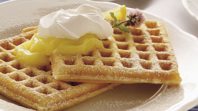 Lemon Cream Pie Waffles