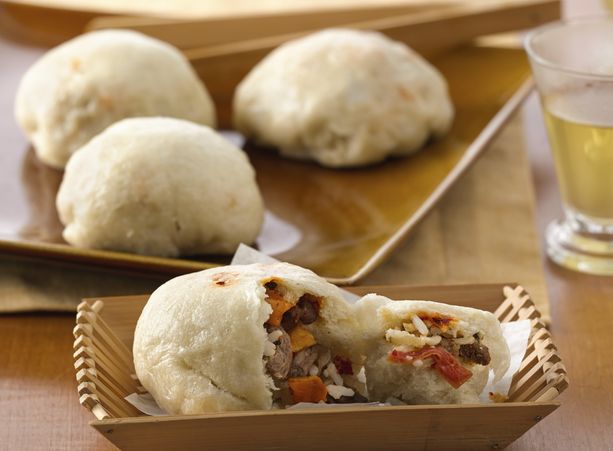 Lomo Saltado Steamed Bao