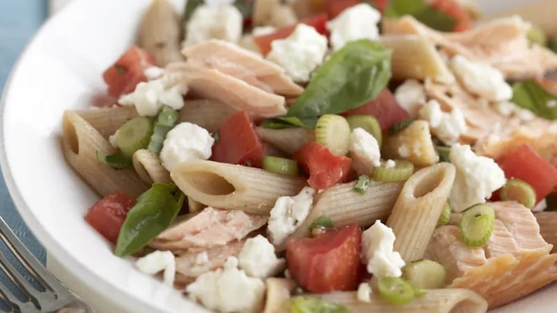 Mediterranean Salmon Pasta