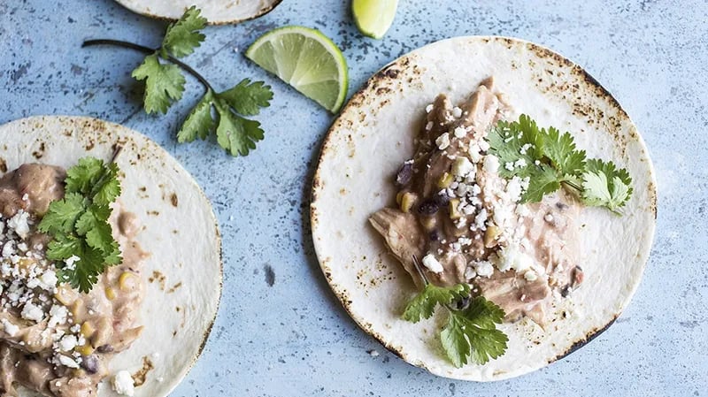 Creamy Slow-Cooker Chicken Tortillas