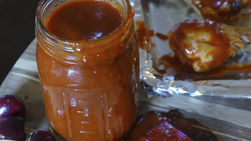 Honey-Cherry BBQ Sauce 