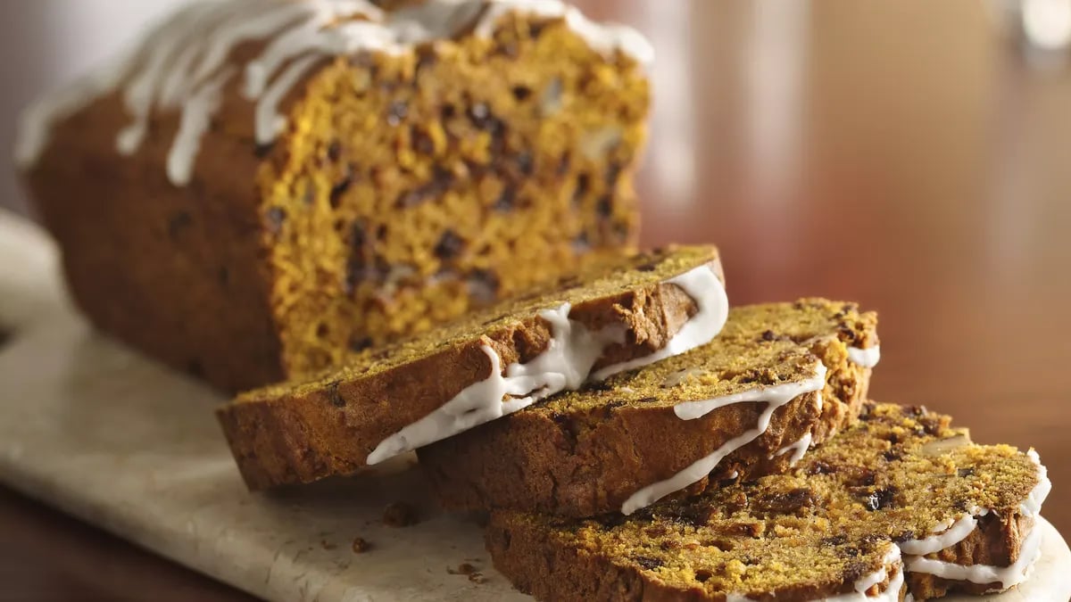 Pumpkin Chocolate Chip Bread