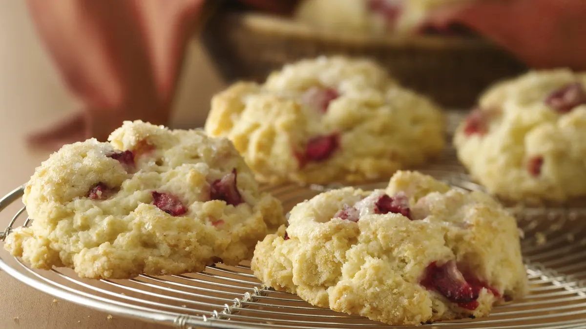 Gluten-Free Strawberries and Cream Scones