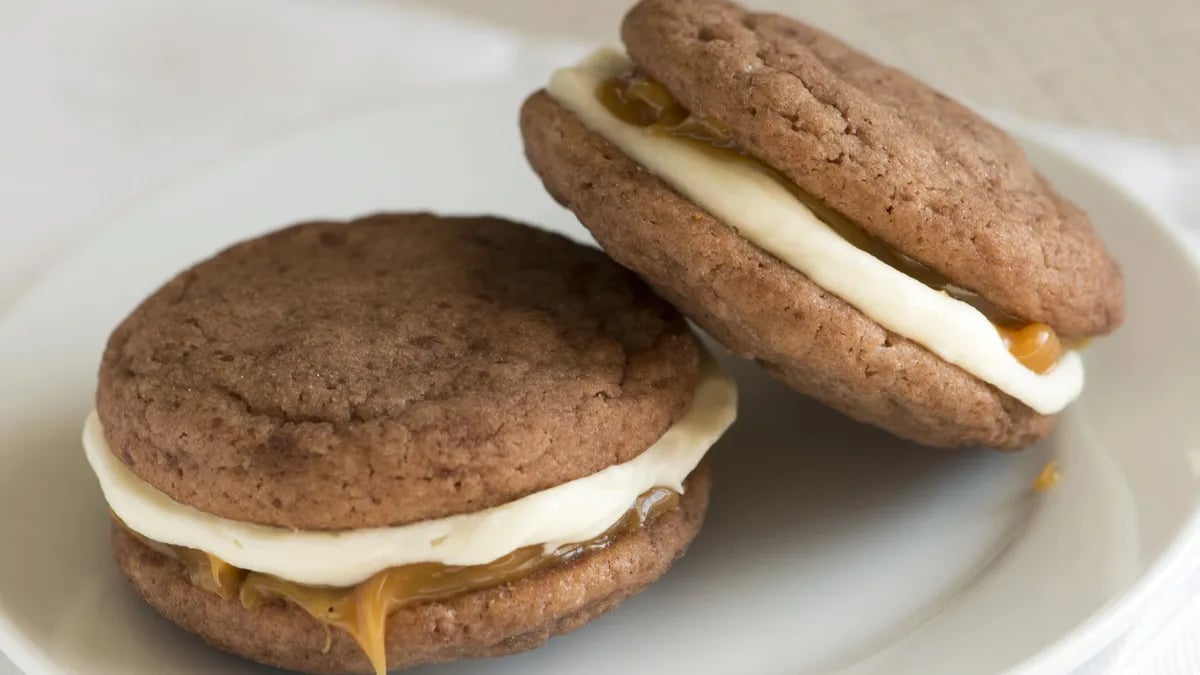 Chocolate Caramel Cake Batter Cookies