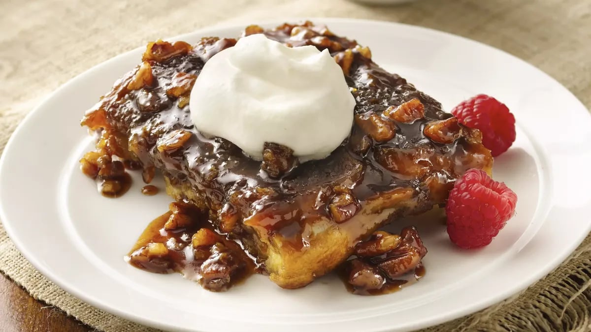 Upside-Down Caramel Latte Bake