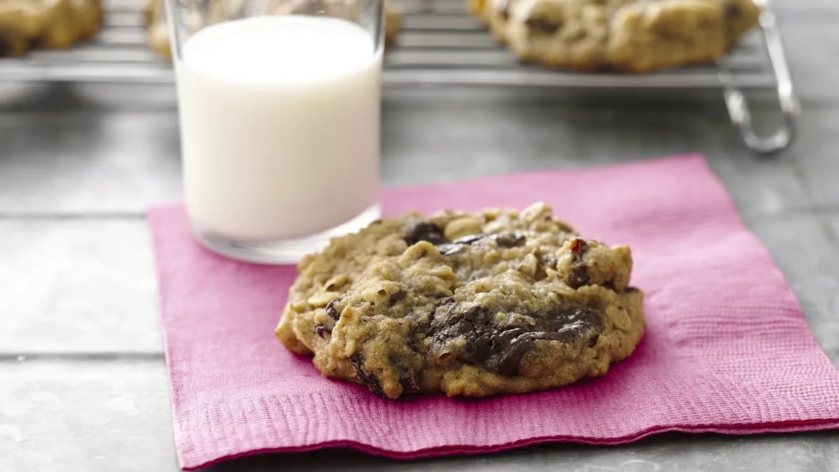 Chocolate Cherry Breakfast Cookies