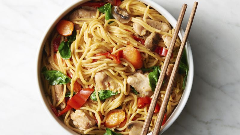 Instant Pot™ Chicken and Vegetable Lo Mein