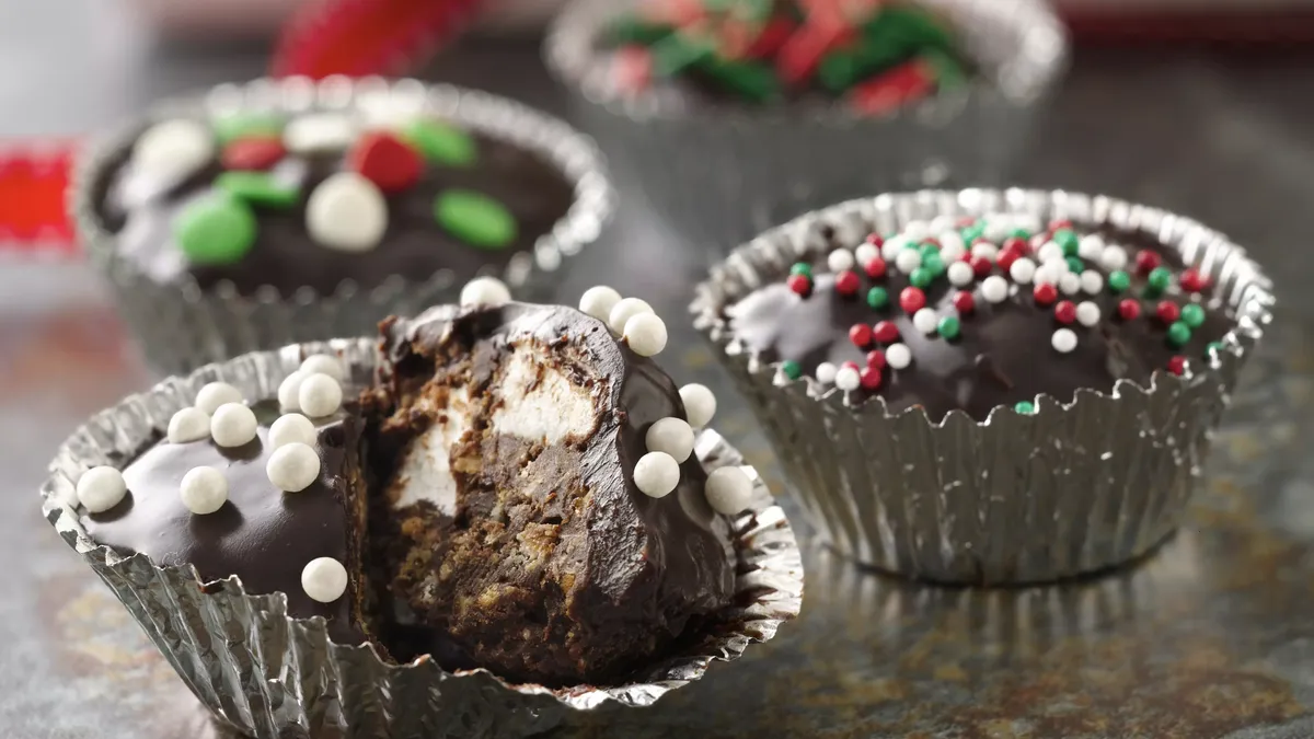 Crunchy Chocolate Truffle Cups