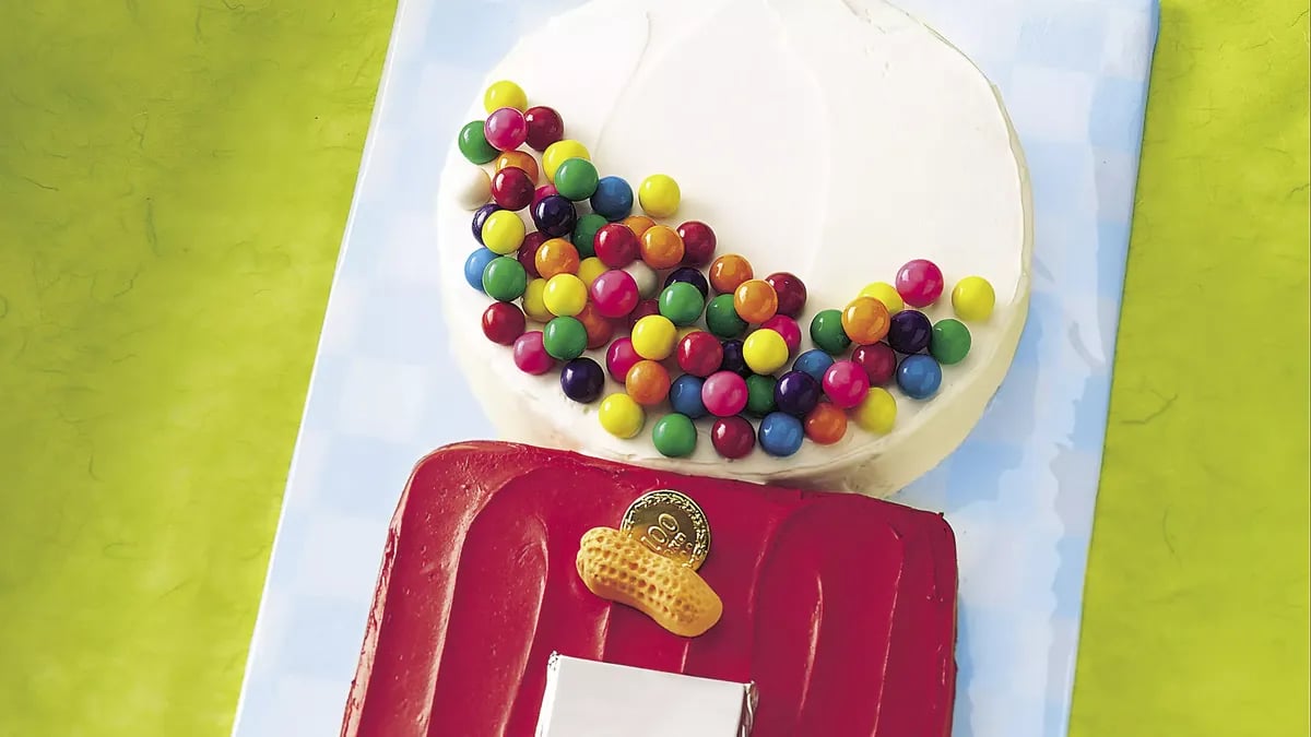 Gum Ball Machine Cake