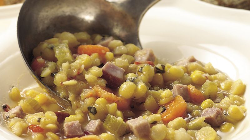 Slow-Cooker Split Pea and Ham Chowder