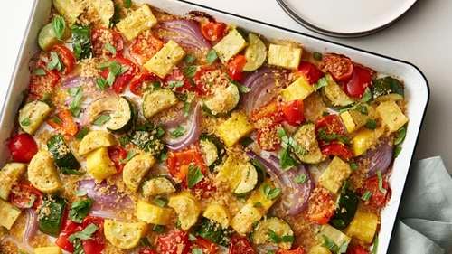 Oven Roasted Summer Vegetables - Flora & Vino