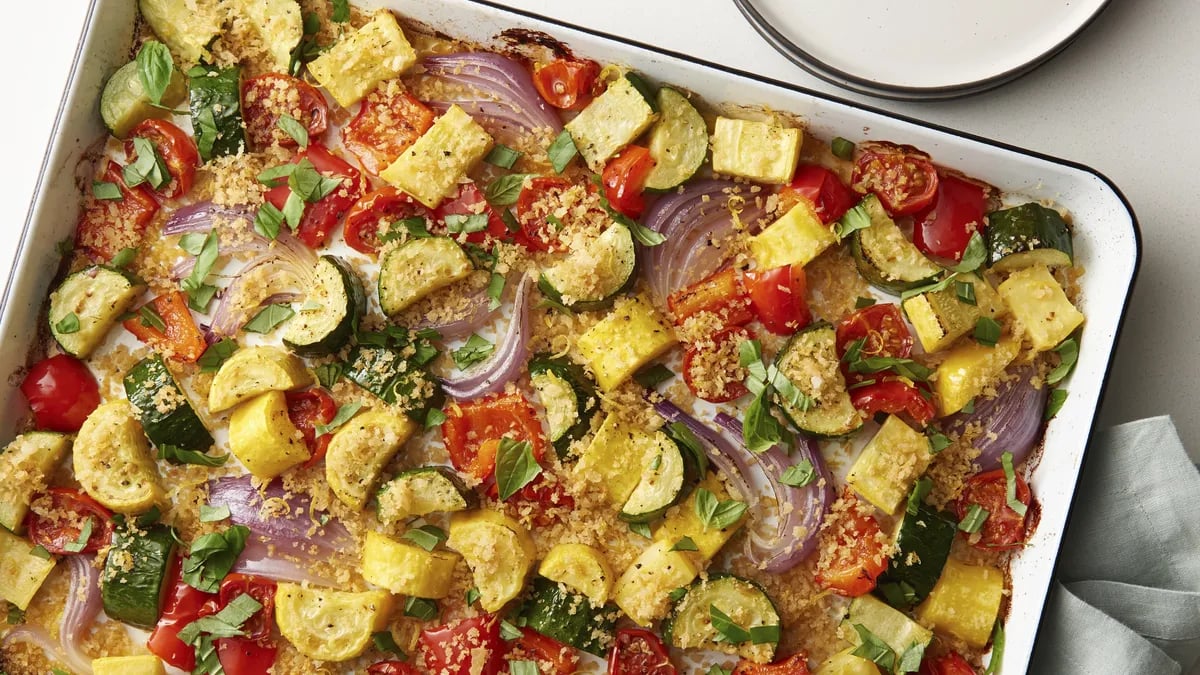 Sheet-Pan Roasted Summer Vegetables