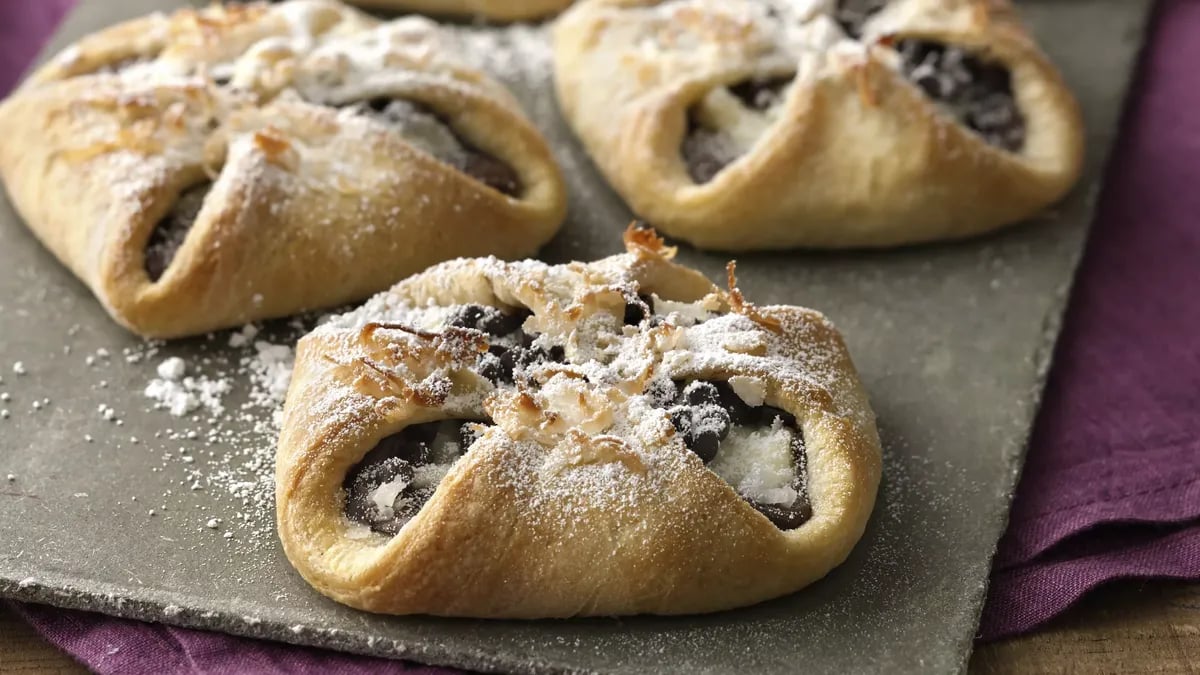 Creamy Coconut Mocha Hazelnut Pastries