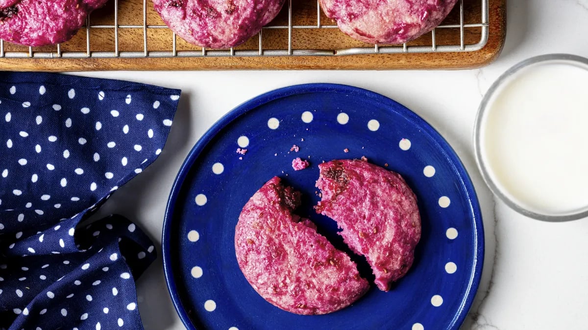 Raspberry Almond Sugar Cookies