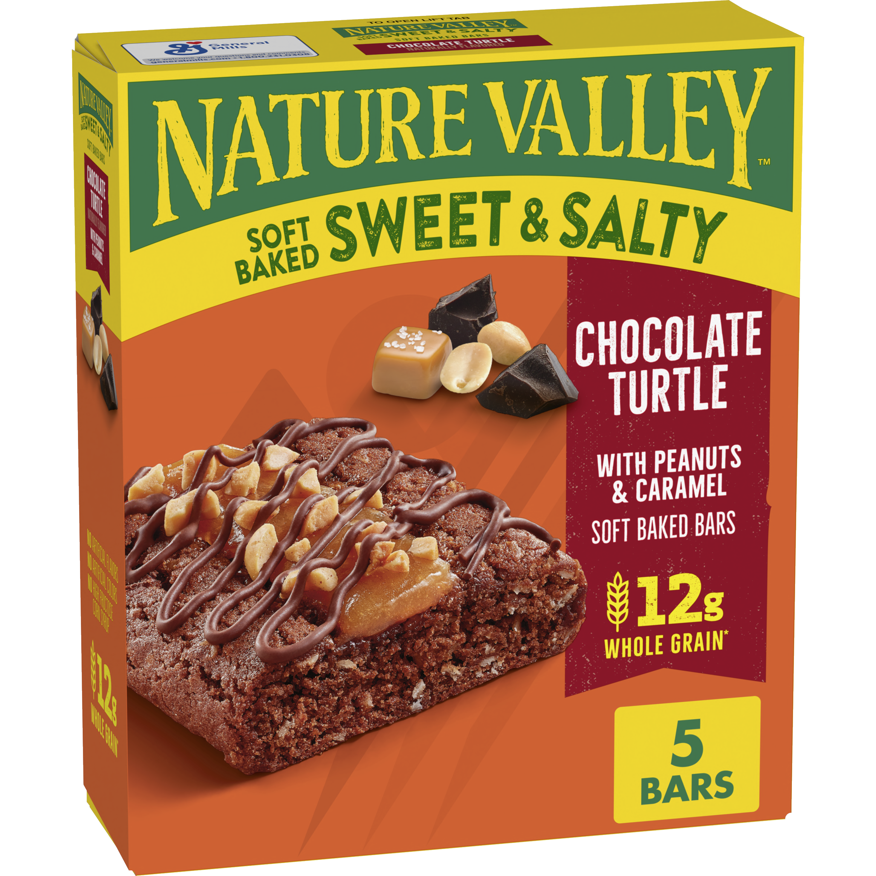 SpaVita◆サッキー◆ Nature Valley Sweet & Salty Soft-Baked Bar Chocolate Turtle