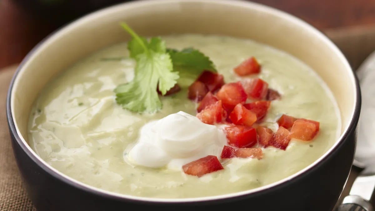 Cold Avocado Soup 