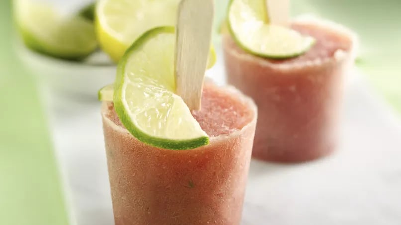 Watermelon Mojito Cocktail Paletas