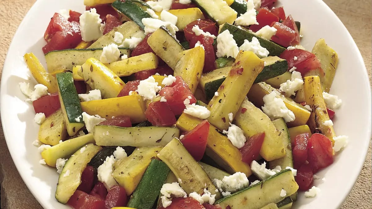 Grilled Greek Summer Squash