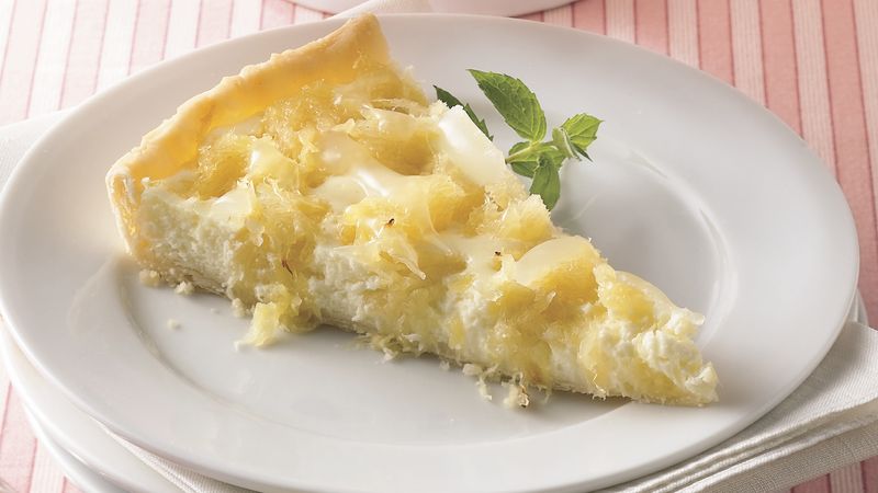 Tropical Pineapple-Cream Cheese Tart