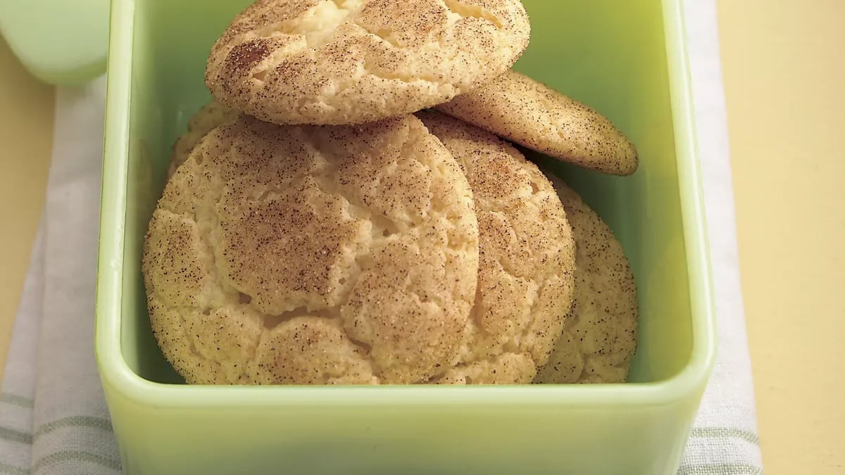 Cake Mix Snickerdoodles