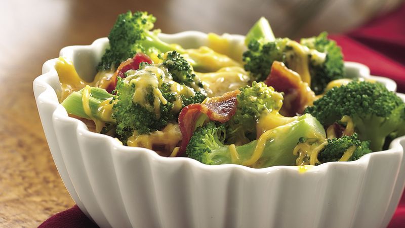 Cheesy Broccoli with Bacon