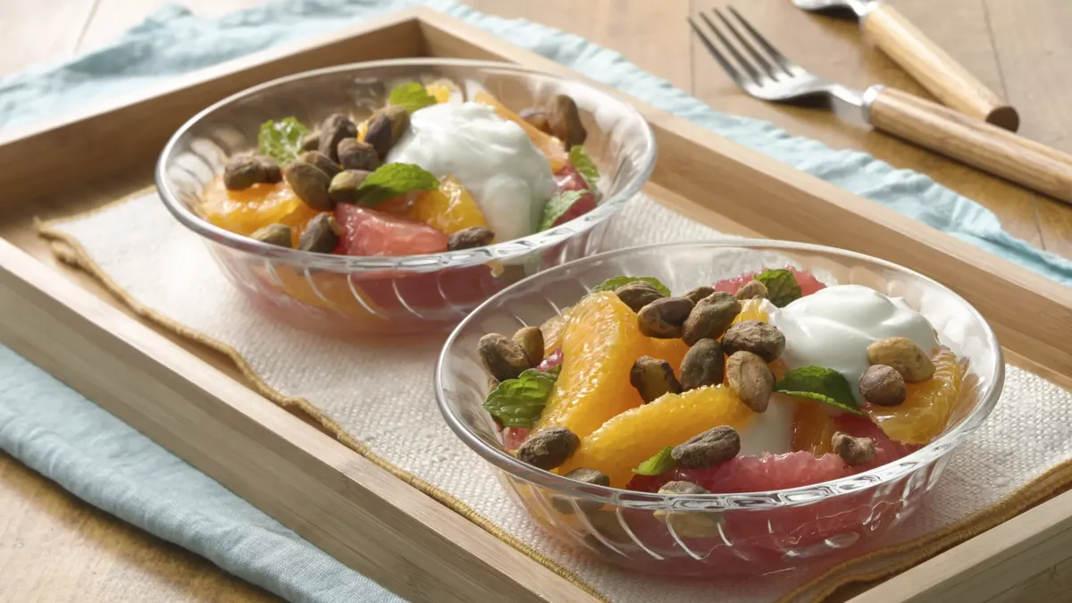 Citrus Yogurt Layered Salad