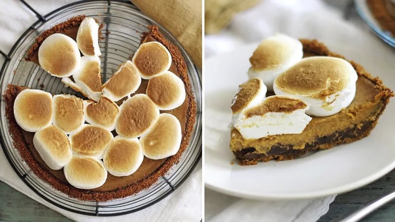 S’mores Pumpkin Pie