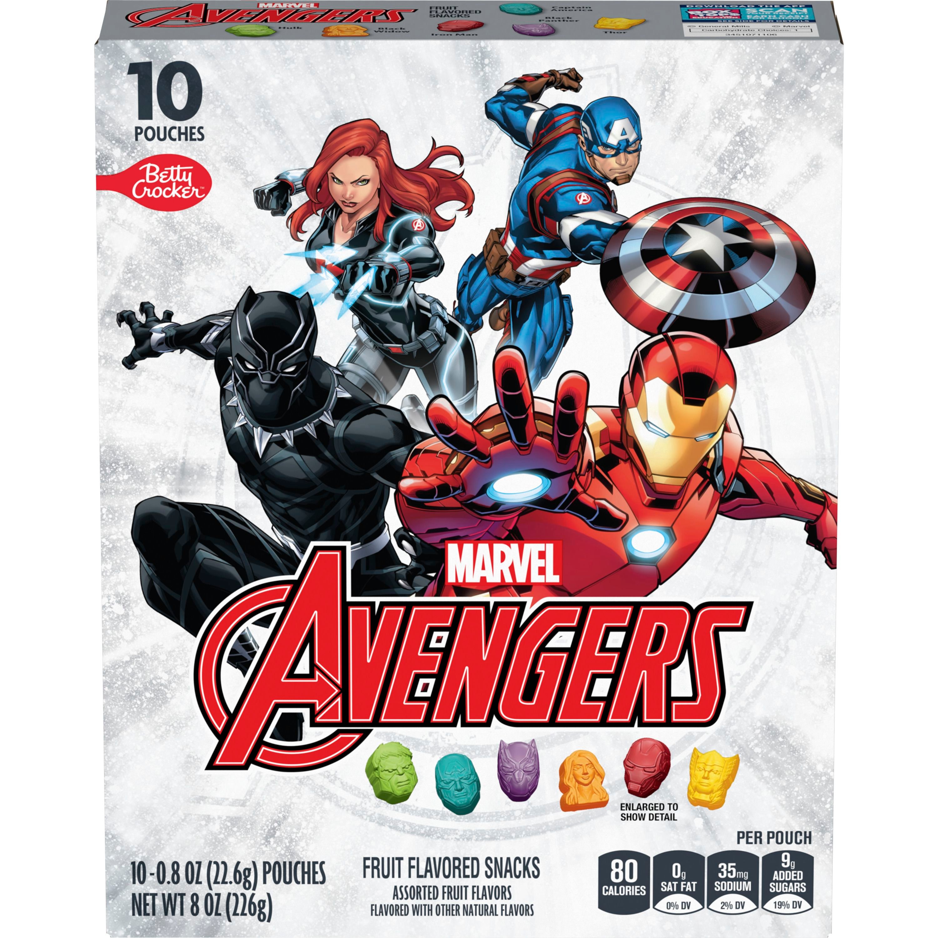 Betty Crocker™ Fruit Flavored Snacks Avengers - Front